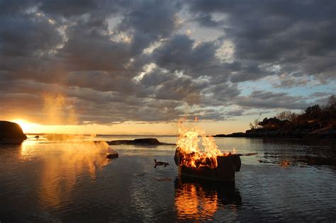 Viking Funeral Art - Blogs