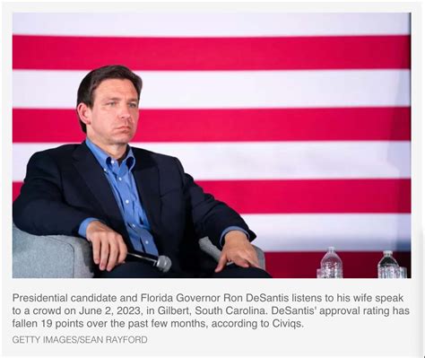 Ron DeSantis' Approval Rating Has Collapsed - StoneZone