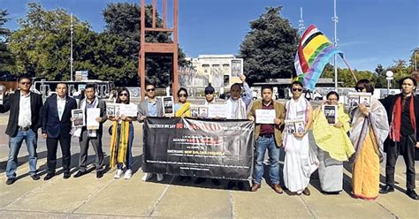 Geneva sit-in highlights true story of Manipur - The Sangai Express ...