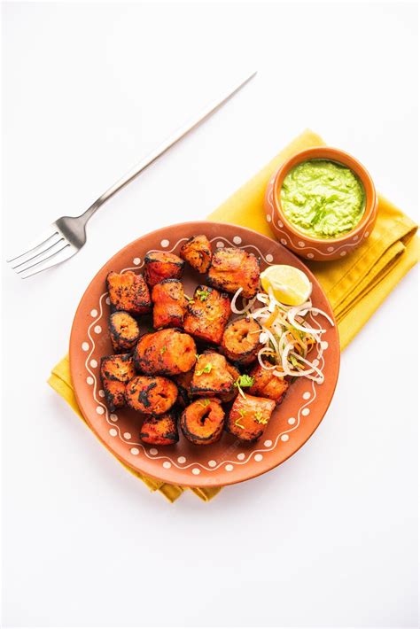 Premium Photo | Tandoori soya chaap or soy chap dish prepared by ...