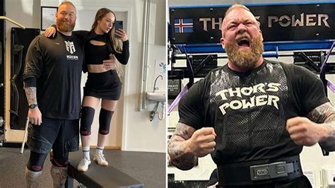 Hafthor Bjornsson fans left in hysterics as gigantic strongman and Game ...