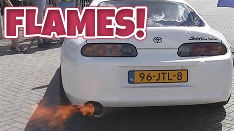 700hp Toyota Supra FLAMES! - YouTube