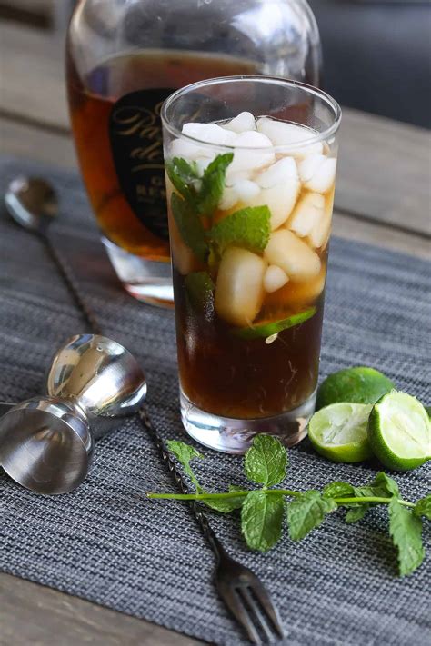 "Capricorn" How To Make A Cuba Libre Cocktail w/ Mint - Food Fidelity