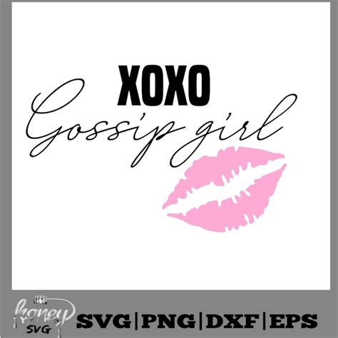 XOXO Gossip Girl Svgmakeup Svgmascarasvg Beauty Svg Svg - Etsy