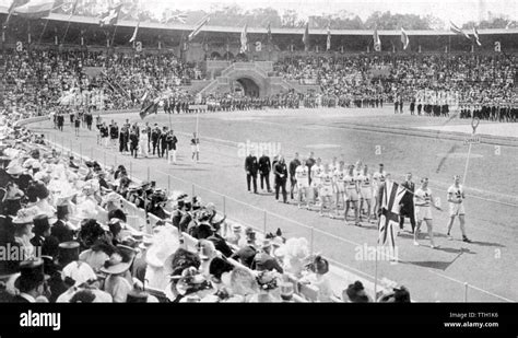 1912 SUMMER OLYMPICS opening ceremony in Stockholm Stock Photo - Alamy