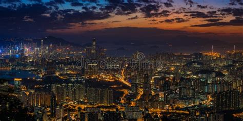 Kowloon Peak, Hong Kong stock image. Image of panorama - 99259923