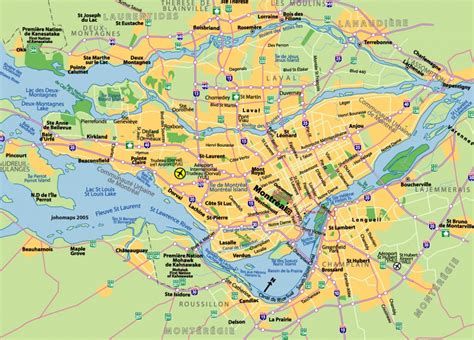 Maps Of Montreal - Johomaps - Printable Map Of Montreal | Printable Maps