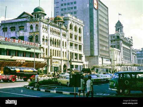 Shell Oil company headquarters building, Collyer Quay, Singapore, Asia ...