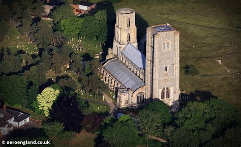 aeroengland | aerial photograph of Wymondham Abbey Norfolk England UK.