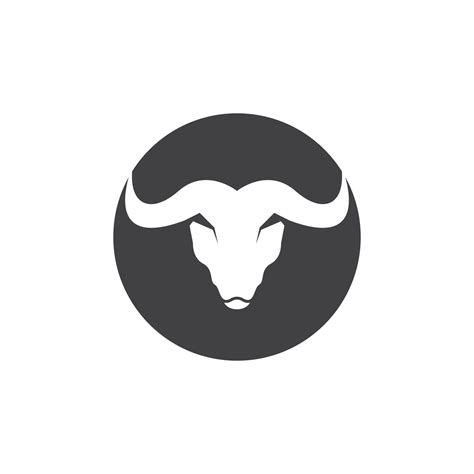 Bull Horn Logo Vector Template 21057260 Vector Art at Vecteezy