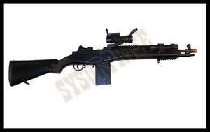 2x M249 SAW & M14 SOCOM Sniper Rifle Airsoft Spring Gun