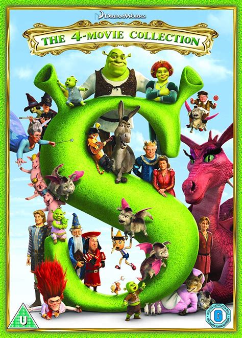 Shrek/ Shrek 2/ Shrek The Third/ Shrek Forever After - 2018 Artwork ...