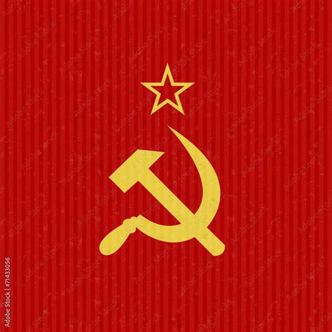 CCCP Flag Symbol Stock Vector | Adobe Stock