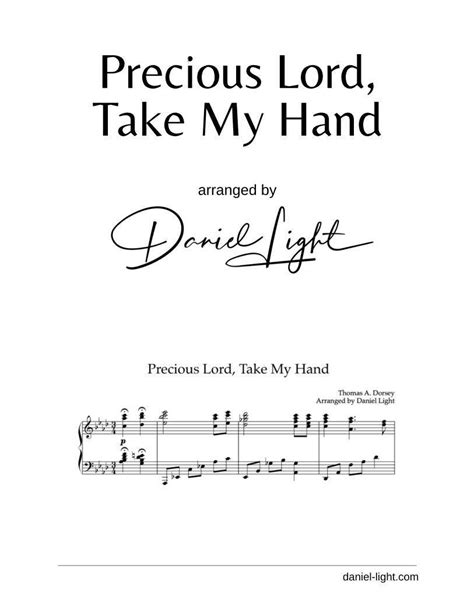 Precious Lord, Take My Hand • Daniel-Light.com