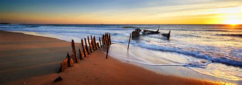 Dicky Beach Shipwreck :: Golden Hours Photos « AustralianLight - Fine Art Landscape Photography ...