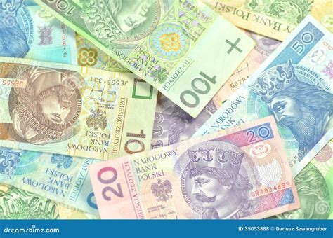 Variety of Zloty Banknotes from Poland Stock Photo - Image of bill ...