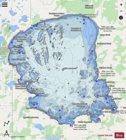 Map Of Mille Lacs Lake - Gabi Pammie