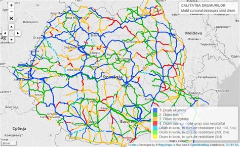 Interactive map shows road quality in Romania - Romania Insider