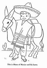 Mexico Coloring Pages To Print  Free Printable sketch template