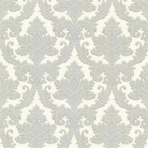 Bradford Bigelow Fabric Damask Sage Green Wallpaper 492-2111 ...