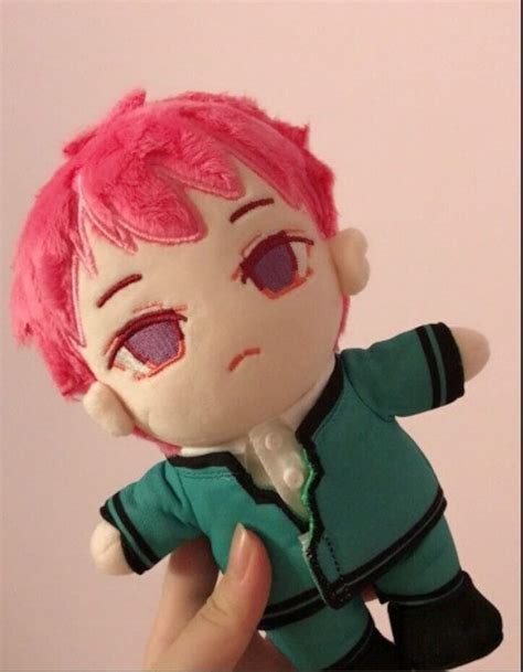 Saiki K Anime Plush Cute Kawaii Anime Plushie Handmade | Etsy