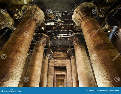 Interior Of Horus Temple, Edfu, Egypt. Stock Photos - Image: 18515333