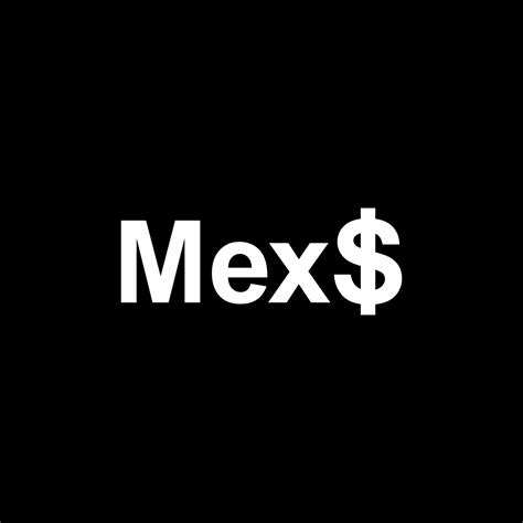 Mexico Currency Symbol. Mexican Peso Icon, MXN Sign. Vector ...