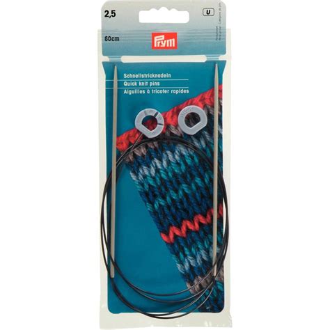 PRYM 2.5 mm 60 cm Flexible Circular Knitting Needle - 218915 - Hobiumyarns