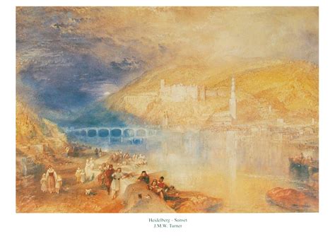 Heidelberg - Sunset by J.M.W. Turner | Classic Prints