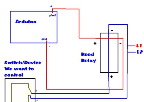 Reed Relay Circuit Diagram