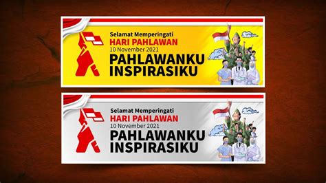 Tutorial Membuat Desain Banner/Spanduk HARI PAHLAWAN 2021 - CorelDRAW #EdukasiGrafis - YouTube