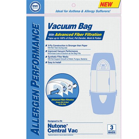 Nutone Central Vacuum Cleaner Bags | eVacuumStore.com