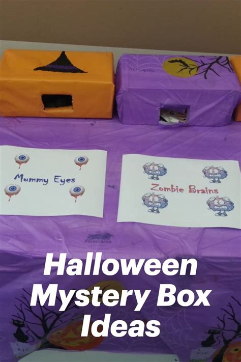 Halloween Mystery Box Ideas, What's in that Box?, Halloween Guessing Game - Kids Play and Create ...