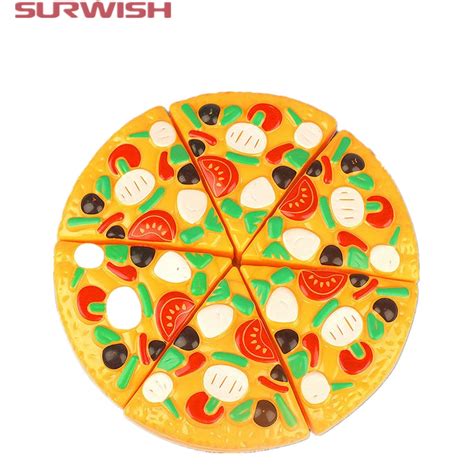 Aliexpress.com : Buy Surwish Cutting Plastic Pizza Toy Food Kitchen Pretend Play Toy Early ...