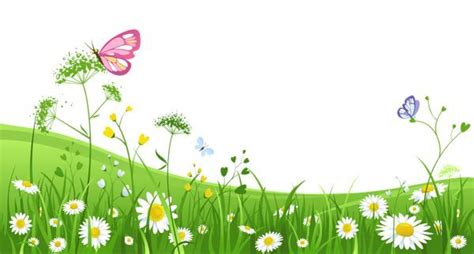 Garden Scenes Clip Art | Grass with Butterflies Clipart Picture | Butterfly clip art, Clip art ...