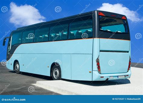 Blue Tour Bus Stock Photography | CartoonDealer.com #7827098