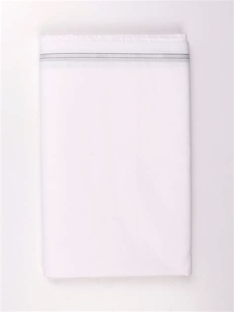 Luxury Cotton White Shirt Fabric 1002