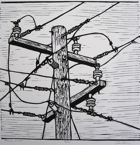 Power Lines Drawing