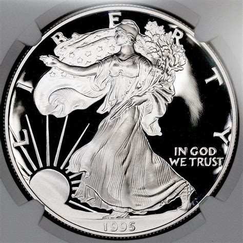 1995-W Proof American Silver Eagle in NGC PF 69 Ultra Cameo