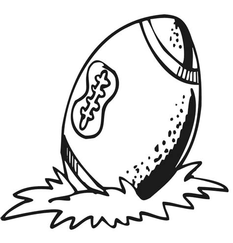 American Football Ball coloring page - Download, Print or Color Online ...