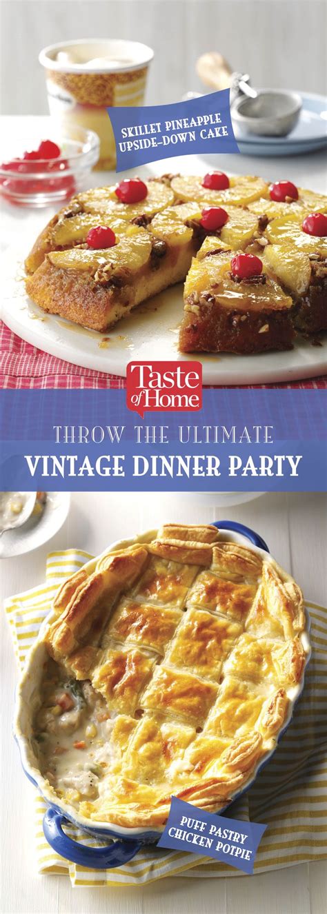 32 Must-Try Retro Dinner Party Recipes | Dinner party recipes, Recipes, Retro recipes