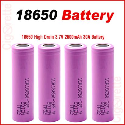 18650 Battery for Vaporizers and MODs - Cigorette Inc - Canada