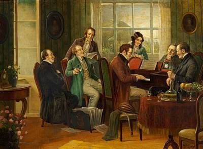 Franz Schubert at the piano by Rudolf Klingsbögl on artnet