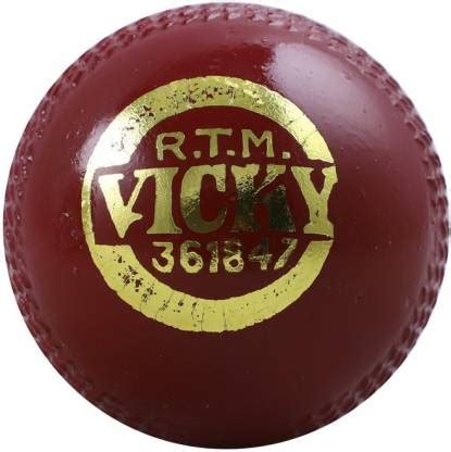 VICKY Cricket Cork Ball, Maroon Cricket Synthetic Ball - Buy VICKY ...