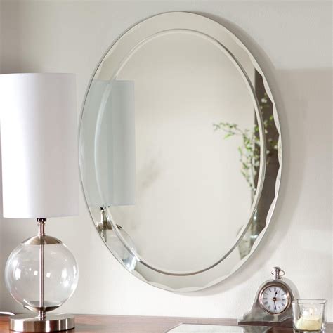 2024 Popular Beveled Edge Oval Mirror