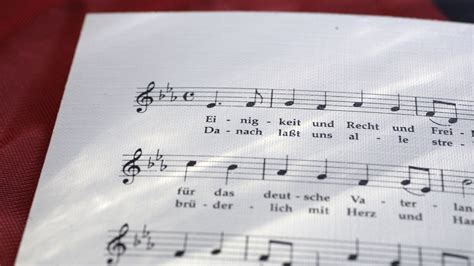 German Bundestag - The German national anthem