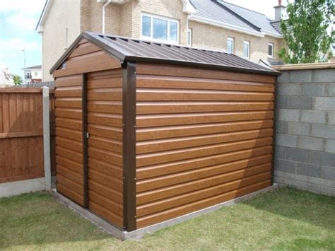 Timber Effect PVC Steel Sheds & Woodgrain Effect Sheds