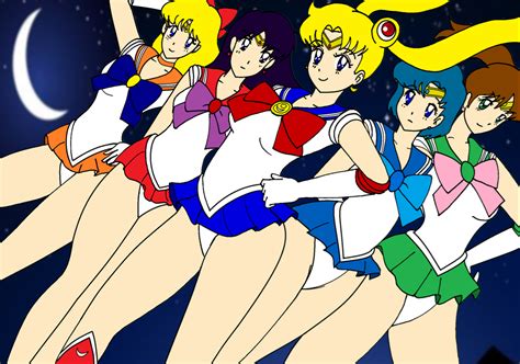 Sailor Senshi by optip on DeviantArt