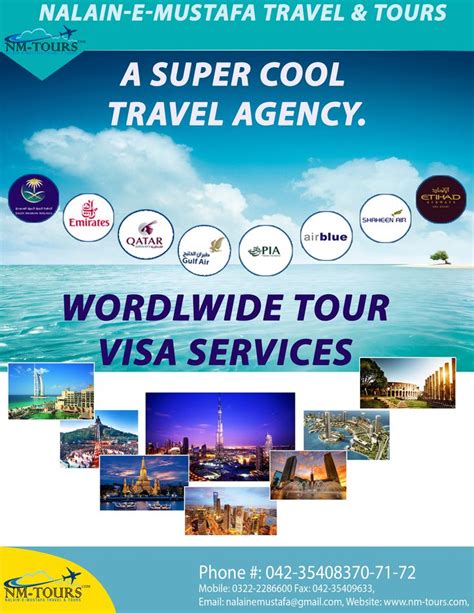 #Worldwide #Tour #Visa #Services | Travel tours, Travel agency, Tours