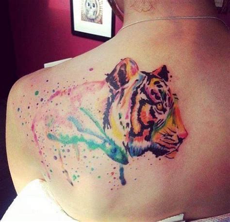 12+ Best Watercolor Tiger Tattoo Designs and Ideas - PetPress